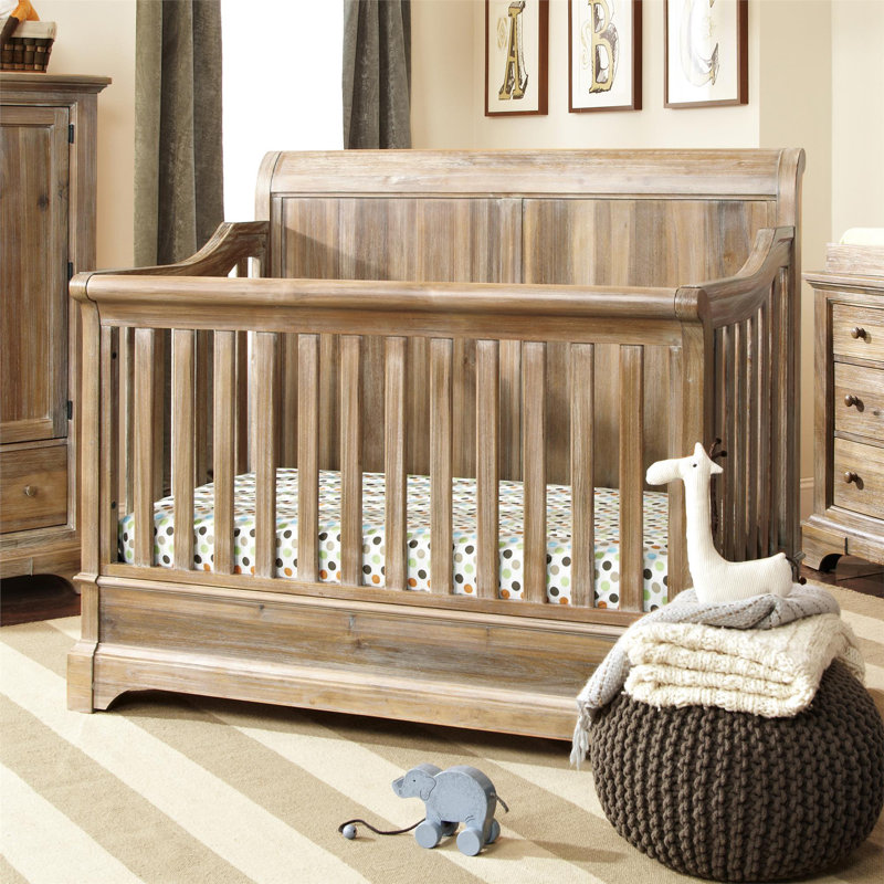 Bertini Pembrooke Toddler Bed Conversion Kit In Natural Rustic Bed